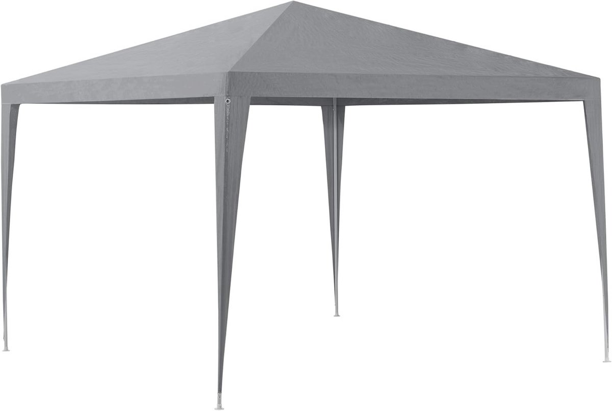 Waterdichte Partytent 3x3m - Donkergrijs Tuinpaviljoen voor Feesten en Kamperen