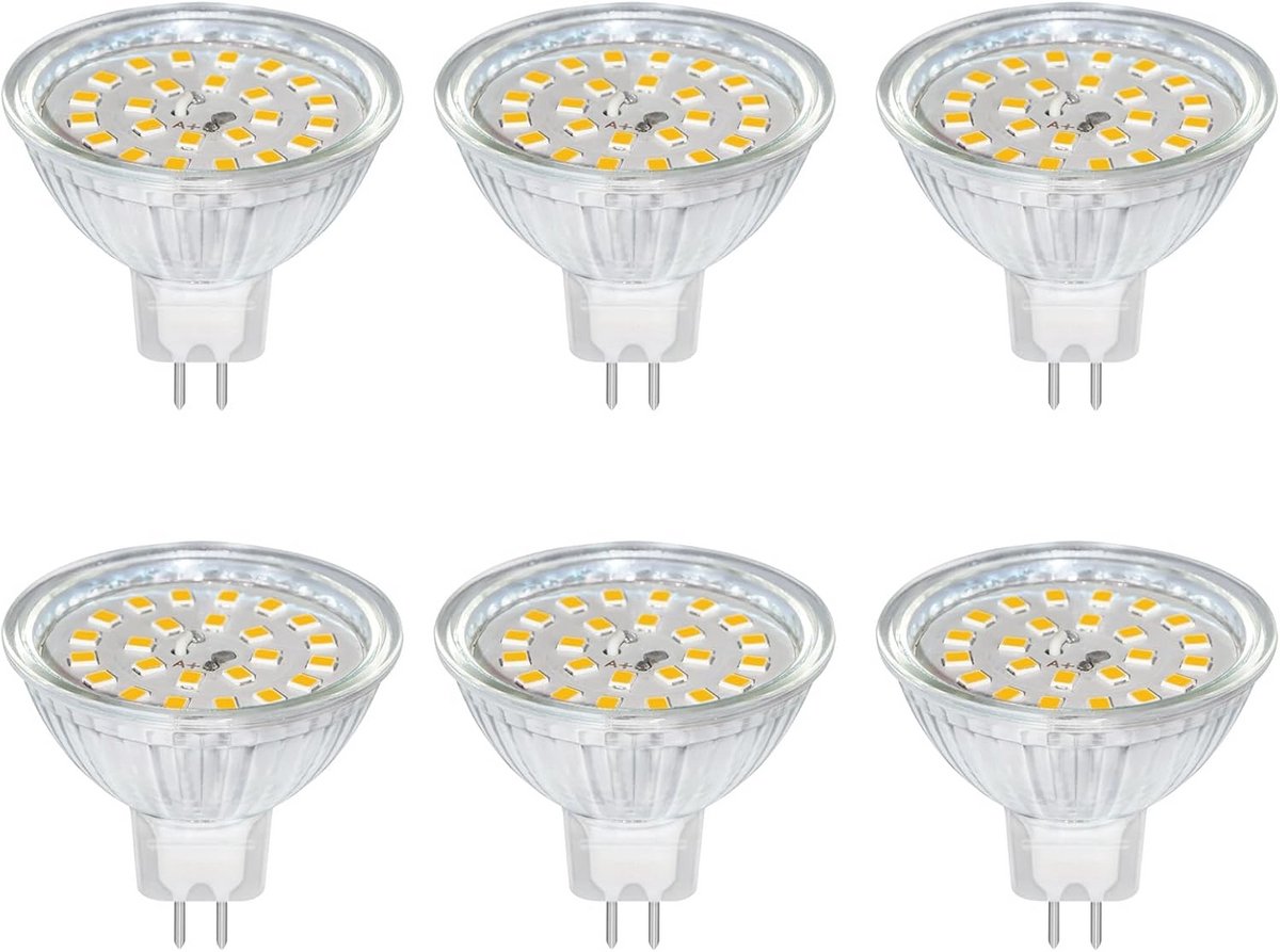 LED Inbouwlamp GU5.3 5W Warm Wit 3000K 12V 6 Stuks