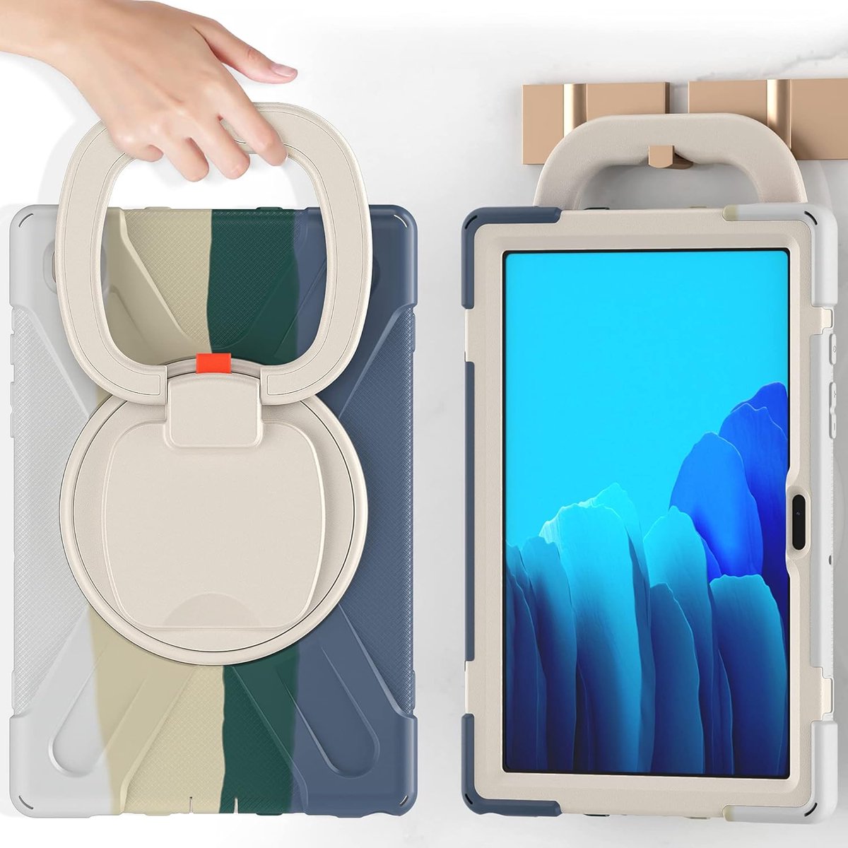 Robuuste Beschermhoes voor Samsung Galaxy Tab S6 Lite 10.4" – Kindvriendelijke Shockproof Case – P610/P613