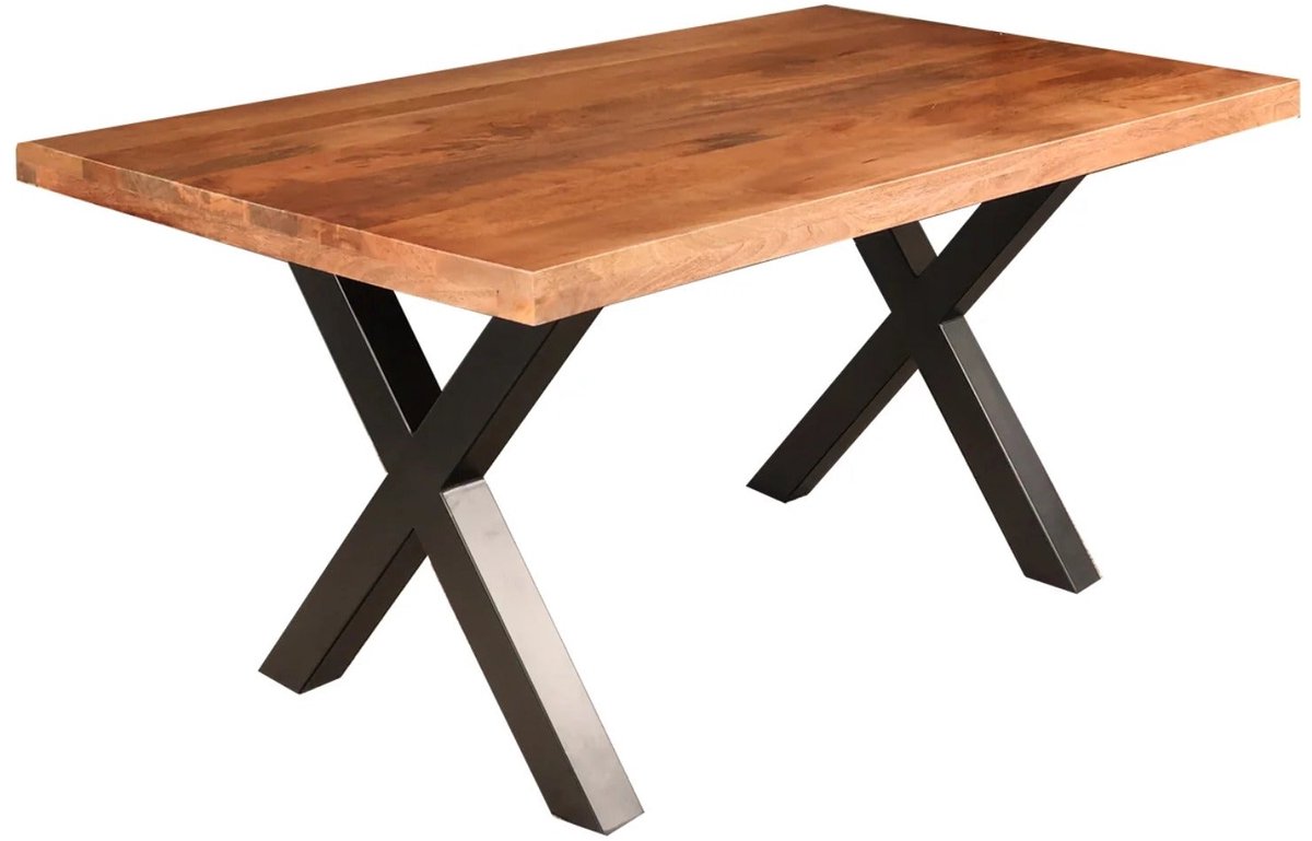 Lizzely Garden & Living Eettafel Zeno rechthoekig 180cm bruin duurzaam mangohout langwerpig eetkamertafel hout