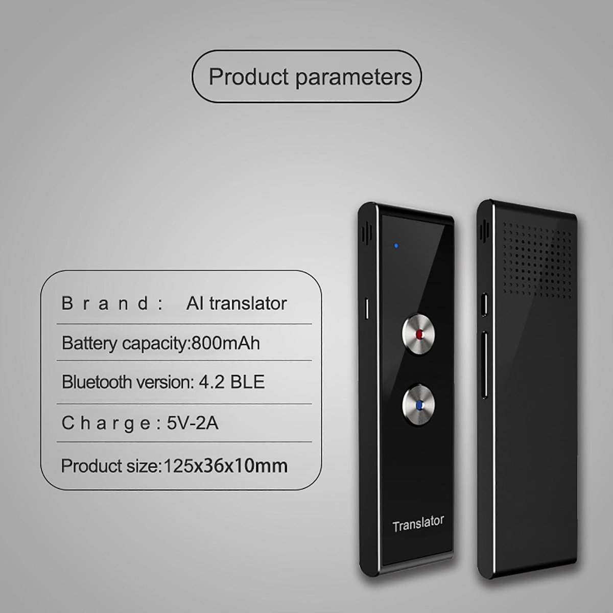 Gigicial Real-time Stemvertaler Simultaan Tolkenapparaat - afbeelding 2