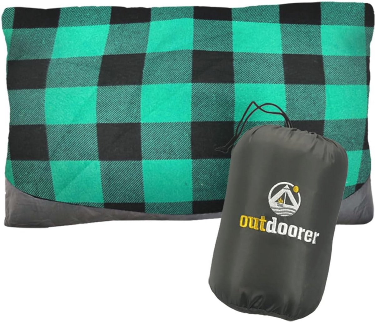 Campingkussen voor onderweg - lichtgewicht en compact reiskussen