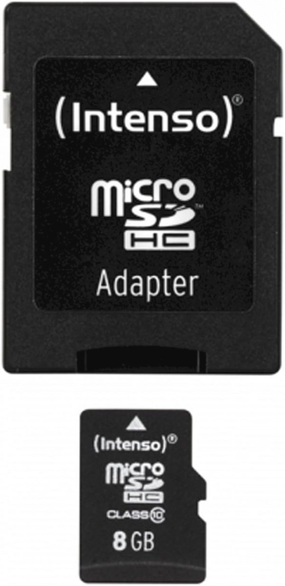 Micro SD Geheugenkaart met Adapter - Klasse 10 voor Smartphones en Tablets