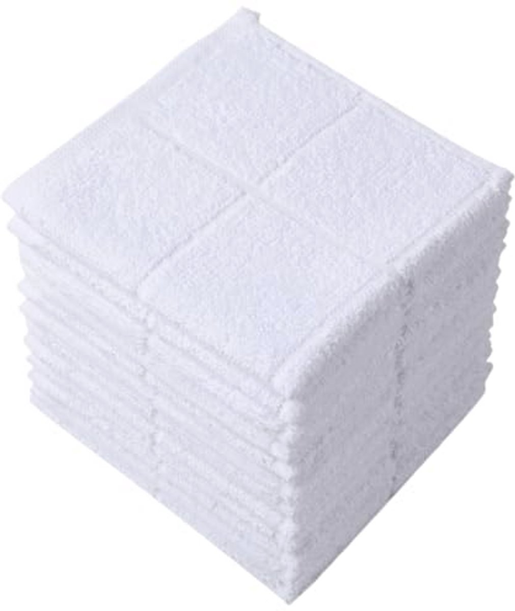 Zachte en Absorberende Keuken Doeken 100% Katoen - 12 Stuks (28 x 28 cm)