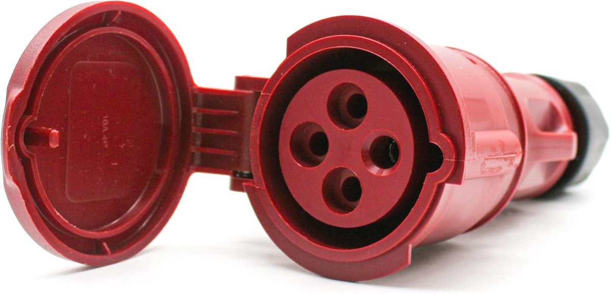 Industrieel Stopcontact 380V IP44 | 32A 3P+E 4-polig | Vrouwelijke Stekker voor Camping en Industrie