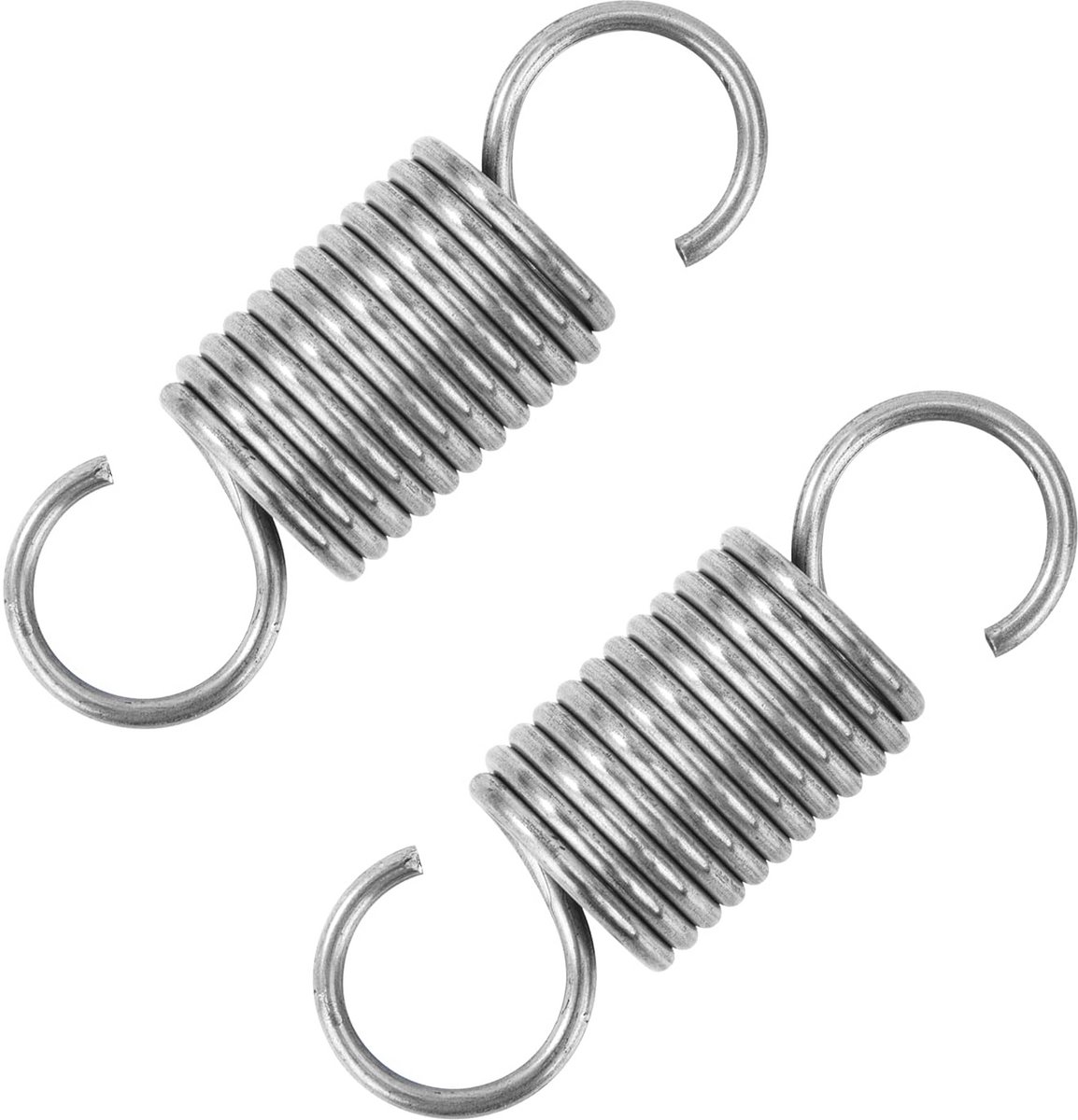 Trekveer 55 mm met haken - Roestvrij staal, 8,3 kg kracht (2 stuks)