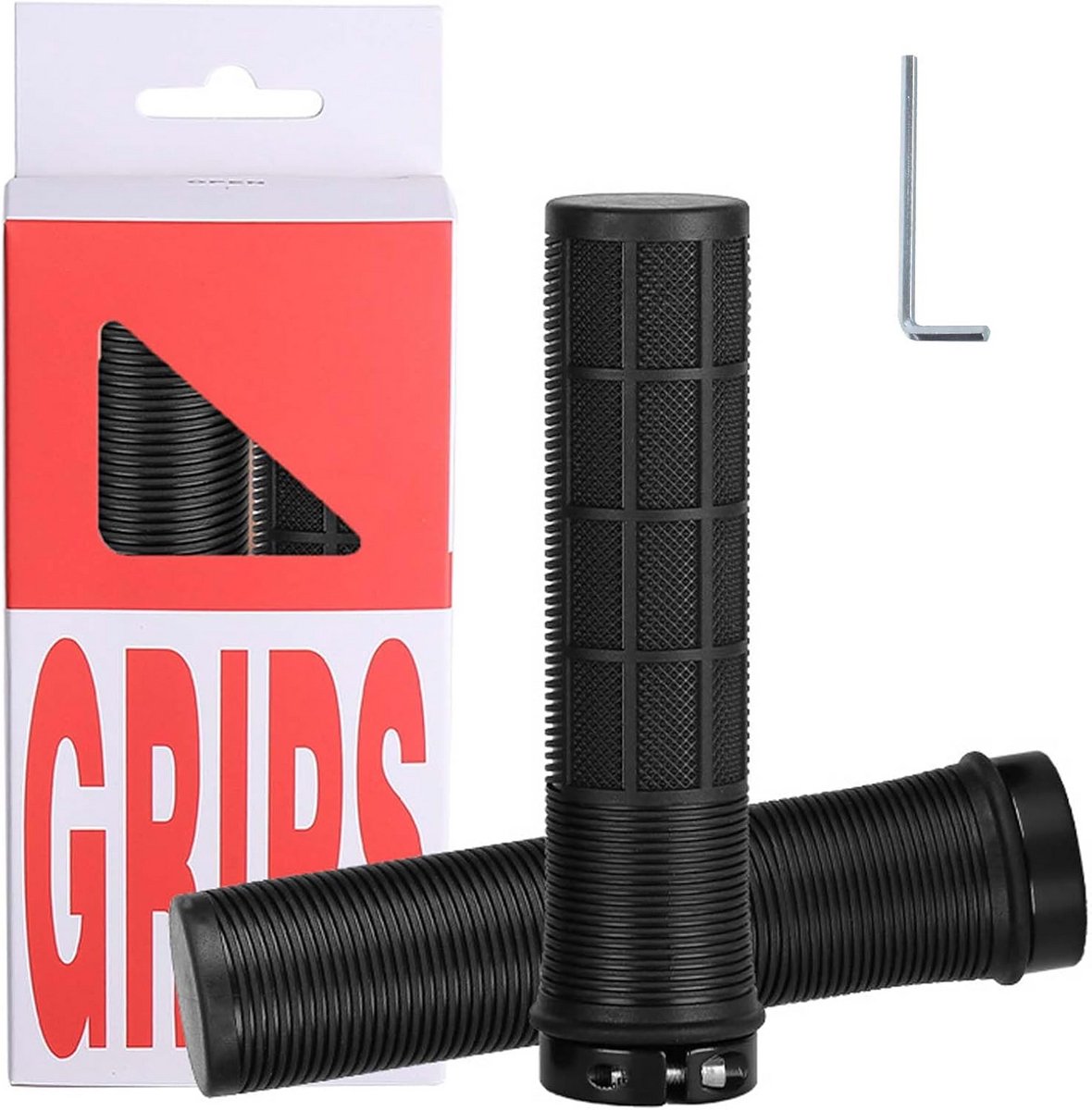 Antislip Fietsstuurgrepen 22mm - Comfortabele Rubber Handgrepen voor MTB en BMX