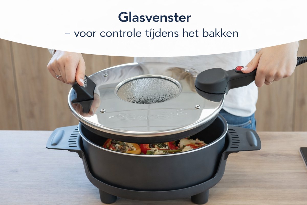 Remoska Elektrische braadpan 2L Prima Glass - P31F/01