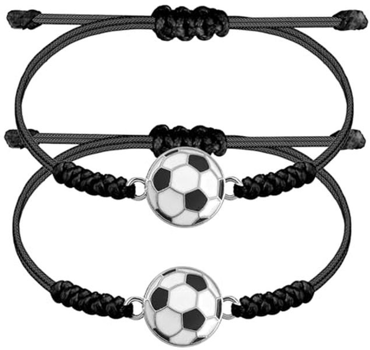 Voetbalarmband Set van 2 - Ideaal Sportcadeau voor Jongens en Meisjes