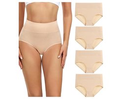 Comfortabel katoenen damesondergoed met hoge taille – Zachte stretchslips voor optimaal gemak