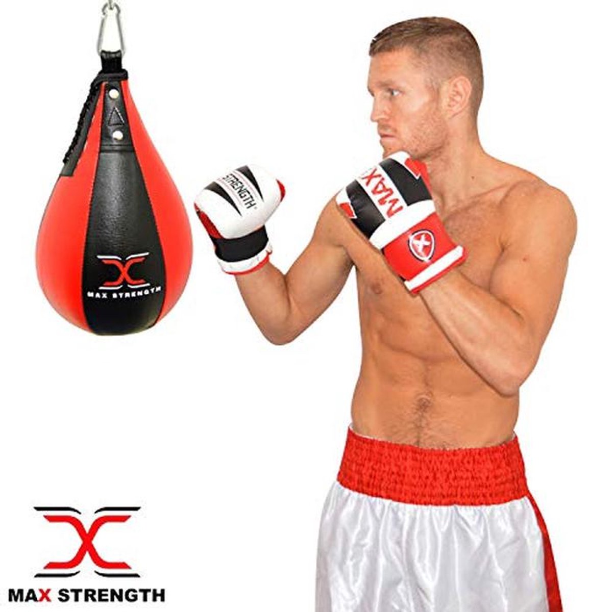 Boxing Pear Shape Speedball en Swivel Punchbag voor MMA Training