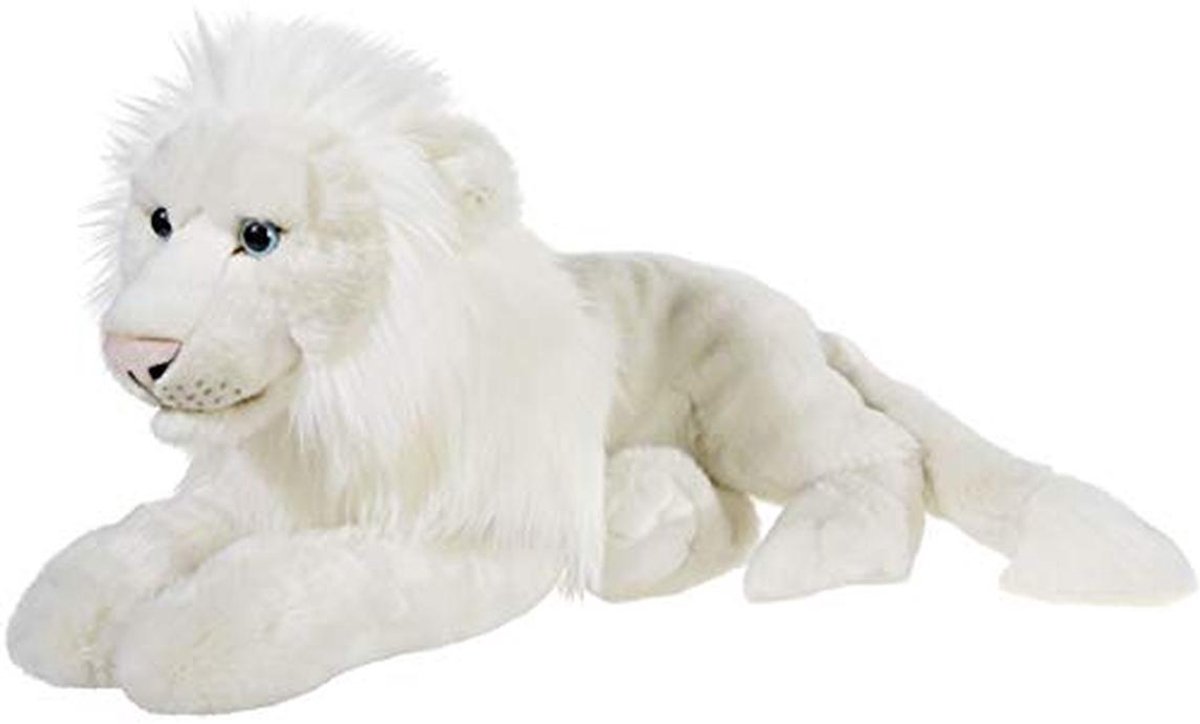 Witte Leeuw Knuffel 50 cm - Zachte Pluche Speelgoed voor Kinderen