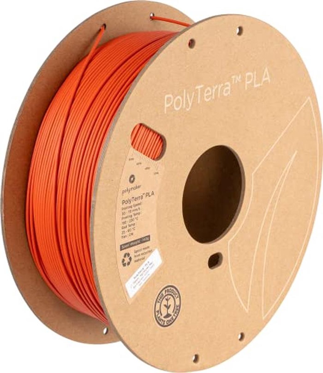 Matte PLA 3D Printer Filament 1.75mm - 1kg - Rood
