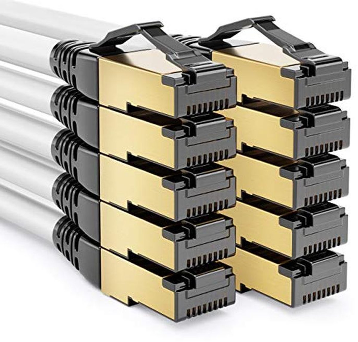 CAT8.1 0,5m S/FTP Patchkabel - 40Gbps Netwerkkabel voor Gaming en Streaming