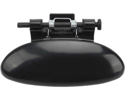 KARZO - Vervangende handschoenkastsluitingshendel van duurzaam kunststof in zwart geschikt voor Peugeot 206, 206CC en 207, eenvoudig te monteren geschikt voor betrouwbare sluiting en ontgrendeling