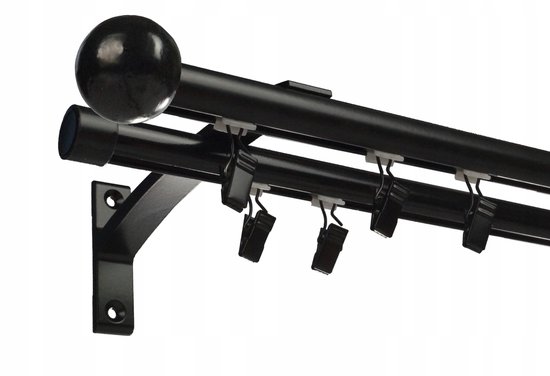HeavyDuty Dubbele Gordijnroede Aluminiumlegering Plafondmontage Stille Track voor Woonkamer & Slaapkamer Kamer Divider Rails Elegant & Duurzaam Ontwerp