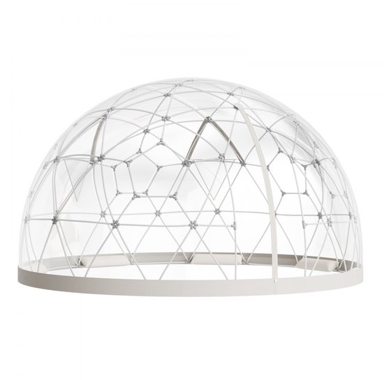 Tuin Koepeltent - Geodetische Koepelkas / Bubbeltent - 3,6 x 2,2 m - Voor 4-7 Personen - PVC - Met venster - Transparant van SvenskaV© — afbeelding 2