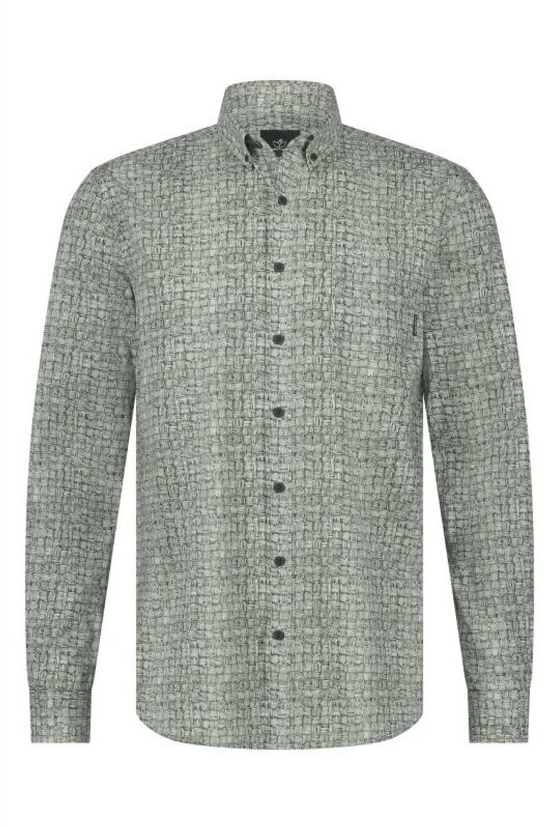 BlueFields Overhemd Overhemd Met Print 21444006 1137 Mannen Maat - L