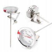 Thermomètre de friteuse en acier inoxydable - Mesure précise de la température de 50°C à 300°C