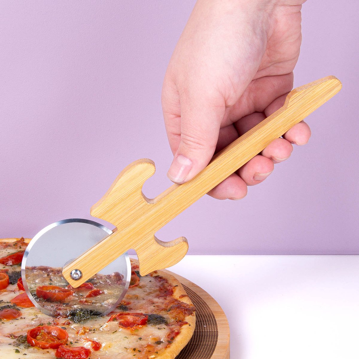 Gitaar Pizzawiel Met Standaard van Winkee