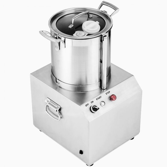 Keukenmachine Groentehakker - Voedselverwerker - 10 L Capaciteit - RVS Voedselveilig - Met 2 Extra S-vormige Messen - Voor Groenten, Fruit, Granen, Noten van Merkloos — afbeelding 4