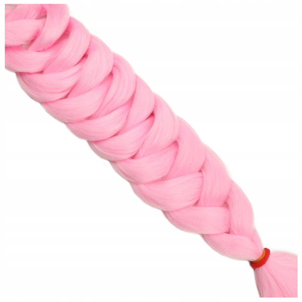 Synthetische Kleurrijke Vlechten Haarverlengingen 200cm - Roze