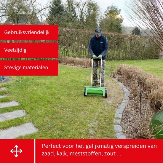 VH Supplies® Strooiwagen - Zoutstrooier - Strooikar - 12L van VH Supplies — afbeelding 5