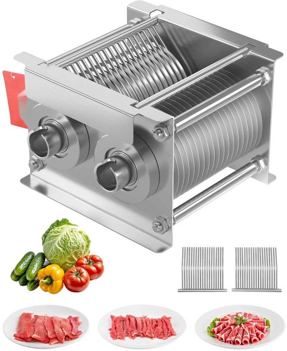 Snijmes voor vleesmachine - Snijmesset 86 mm - Roestvrij staal - Snijdikte 5 mm - Voor botloos vlees - Set van 1 - Commercieel