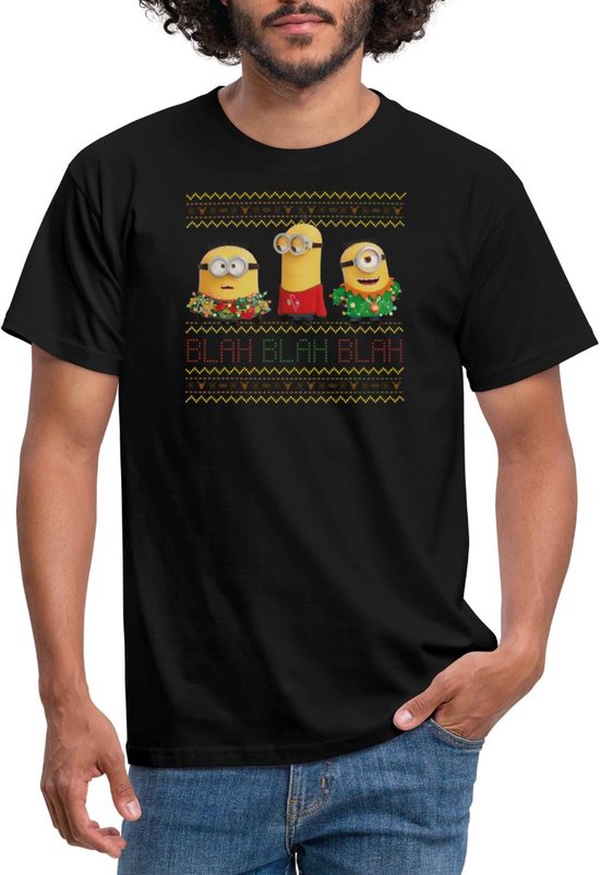 Minions Ugly X-mas Blah T-Shirt Heren