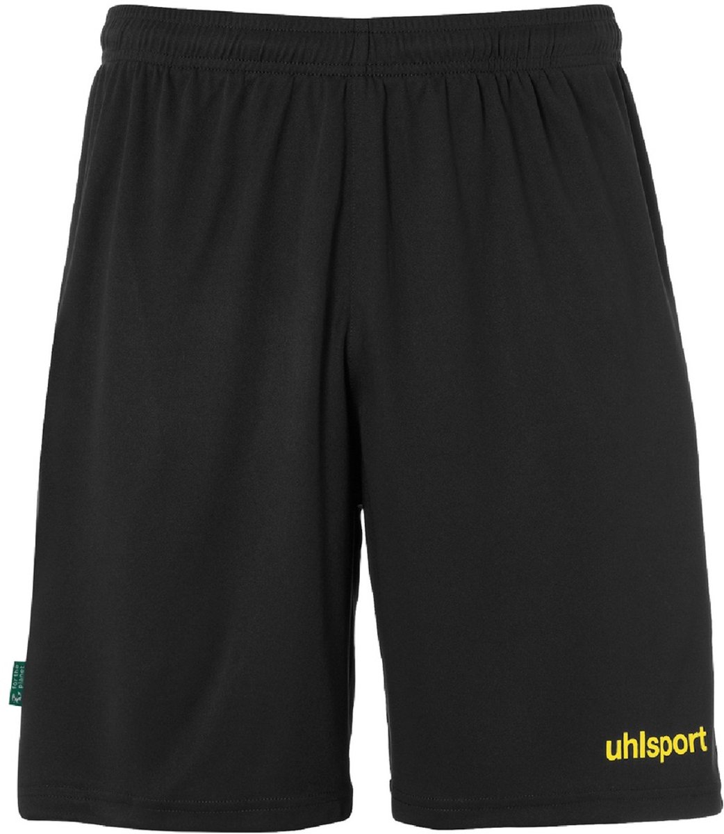 Uhlsport Kinder Sportshort Center Basic Shorts Ftp 1005306 Schwarz/Limonengelb-128