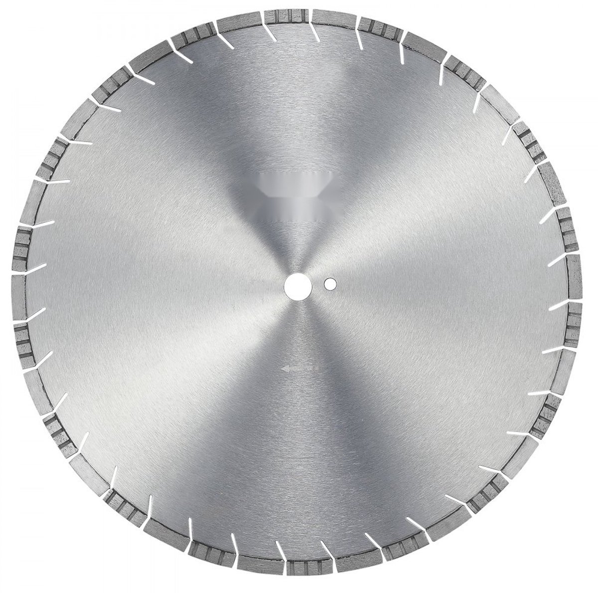 Diamantzaagblad (Diamantschijf) - Betonzaagblad 50 cm - Nat & Droog Gebruik - Segmenthoogte 12 mm - Schuine Tanden - Asgat 25,4 mm - Voor Beton, Tegels, Baksteen, Cementplaten