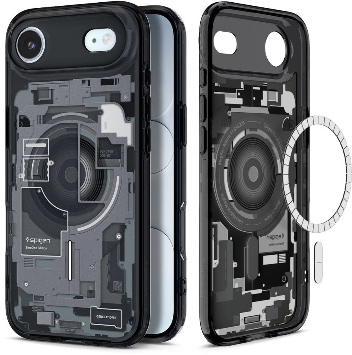 Spigen Ultra Hybrid Magsafe Case Voor Iphone 17 Air Zero One Bescherming