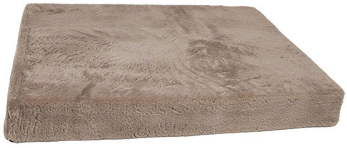 Animal Boulevard Cozy Francis Orthopedisch Hondenbed - Met Waterresistente Binnenhoes - Kleur: Bruin-80x60x9 cm