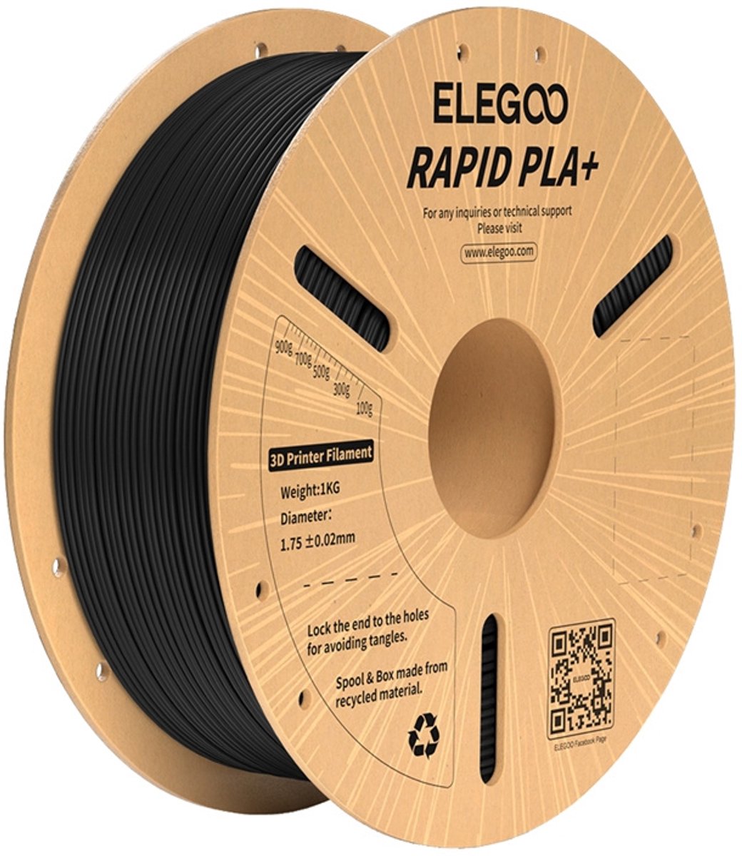 Elegoo Filament Rapid Pla+ Voor 3D-Printers Voor Modellen Met Uitzonderlijke