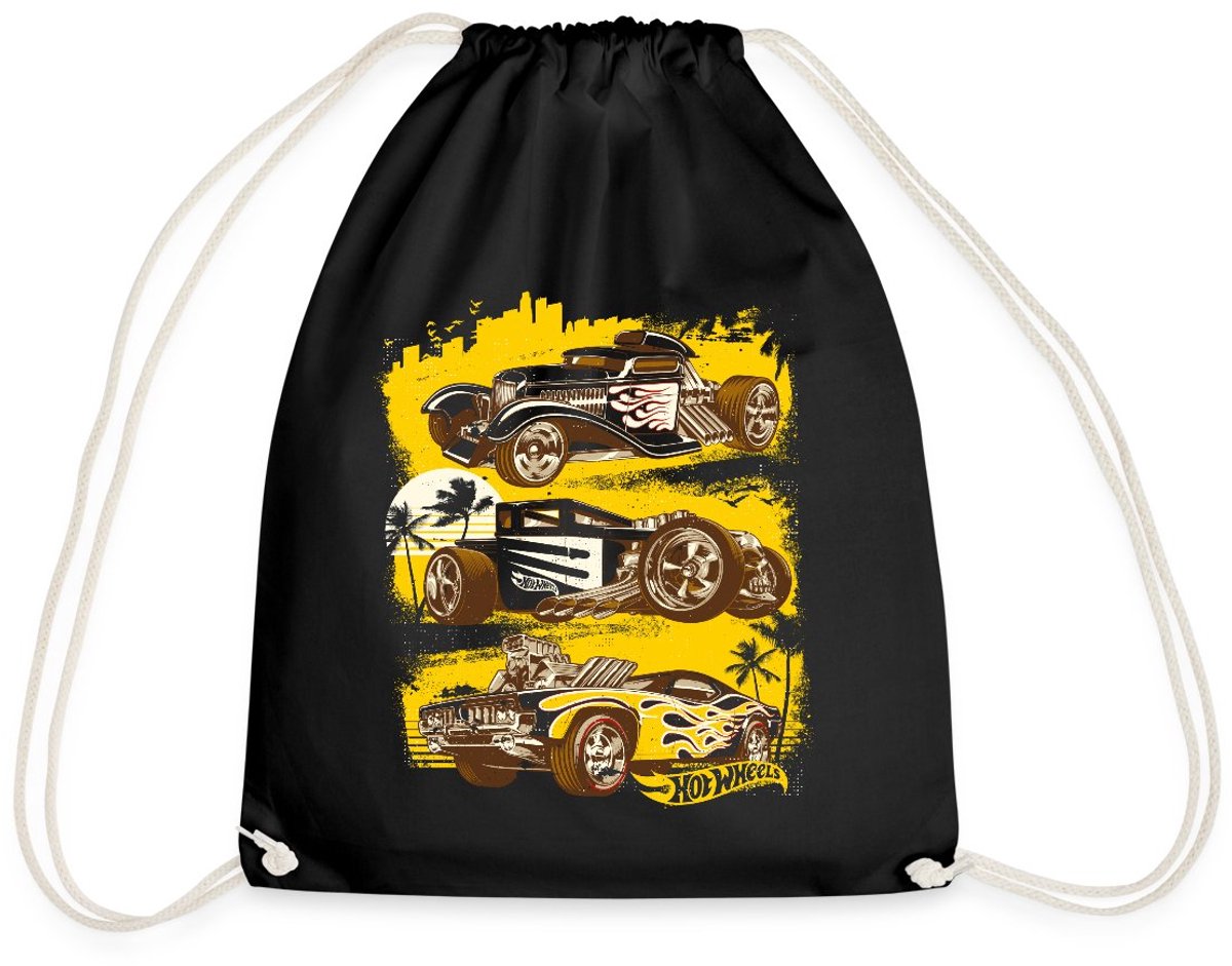 Hot Wheels Drie Automodellen Gymtas