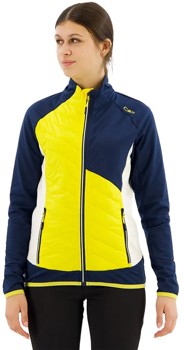 Cmp Hybrid 32e6206 Softshelljack Geel,Blauw XS Vrouw