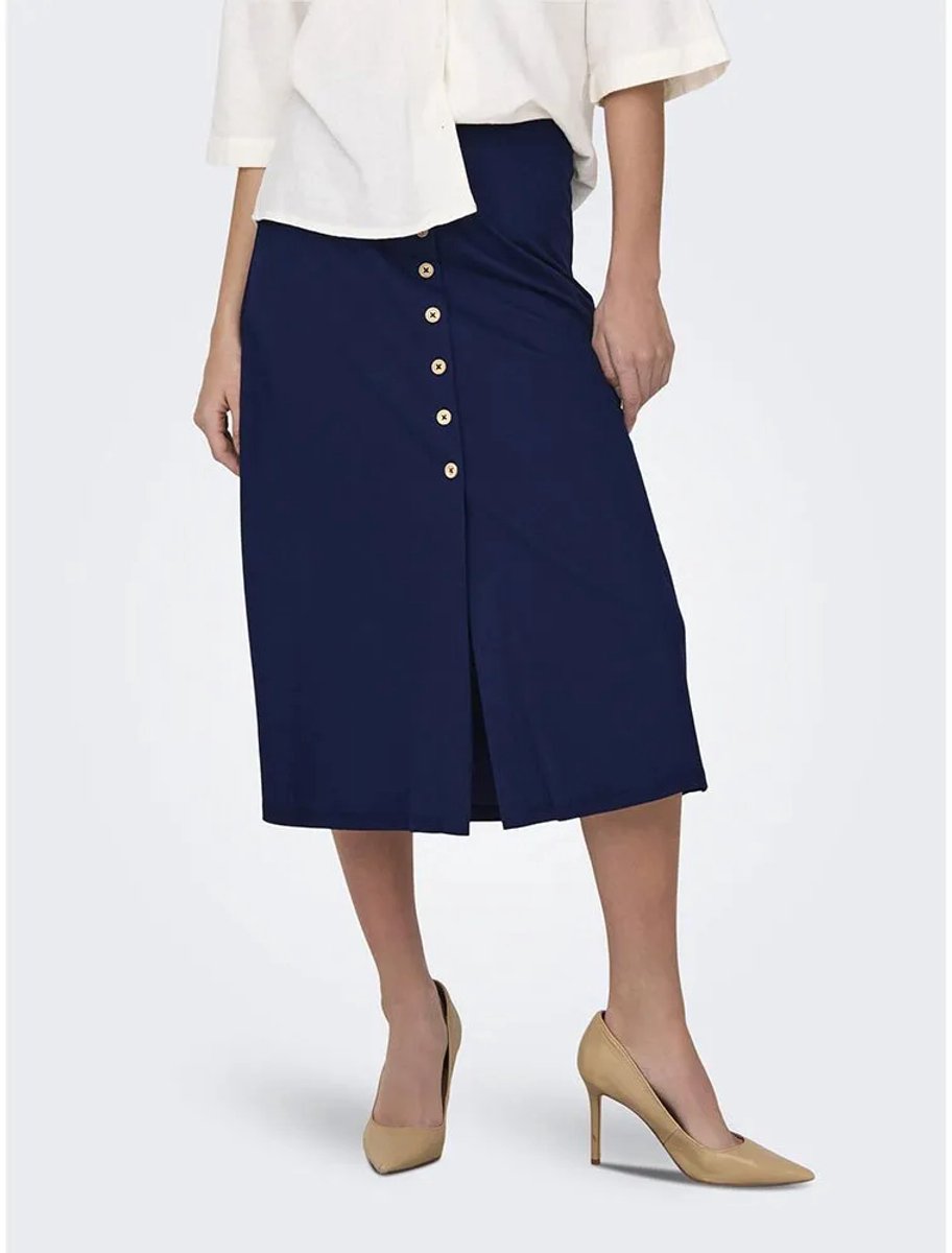 Only Jany Lange Rok Blauw XL Vrouw