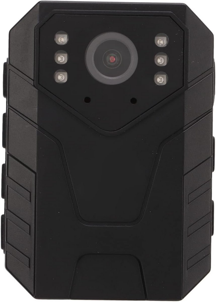 4K Bodycam met Nachtzicht en Bewegingsdetectie - Draagbare Camera met 1800 mAh Batterij voor Beveiliging en Sport