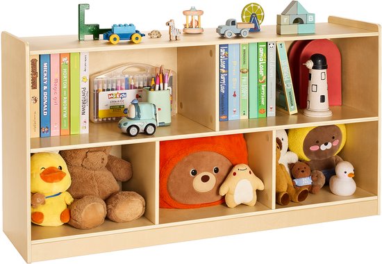 Willonin Boekenkast, boekenrek, opbergrek voor kinderen, opslag voor