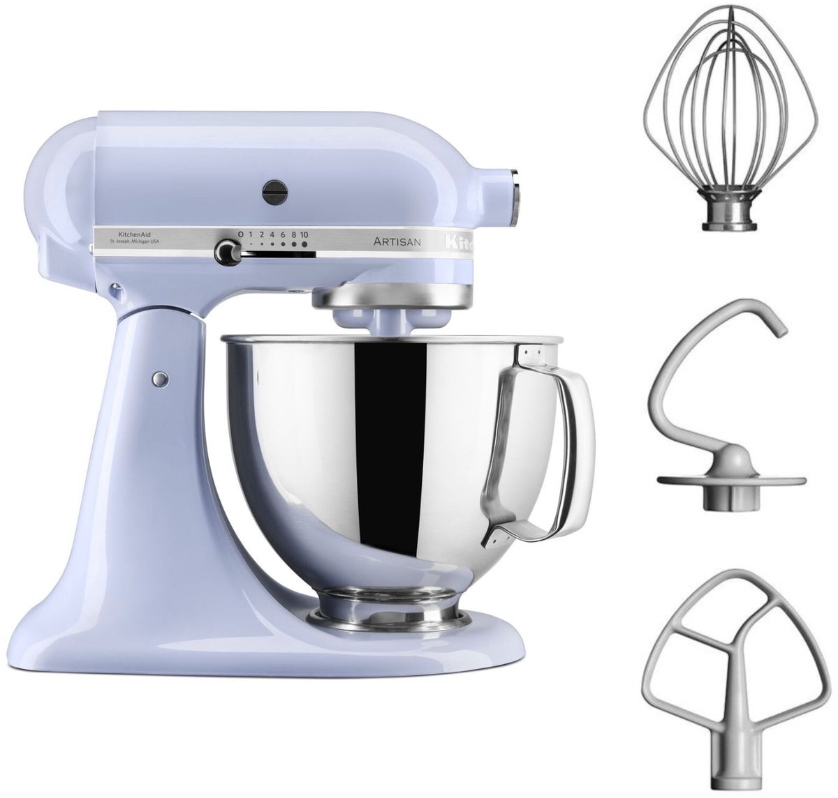KitchenAid Artisan 5KSM125ELR - Lavender | Keukenrobots | 5413184909079