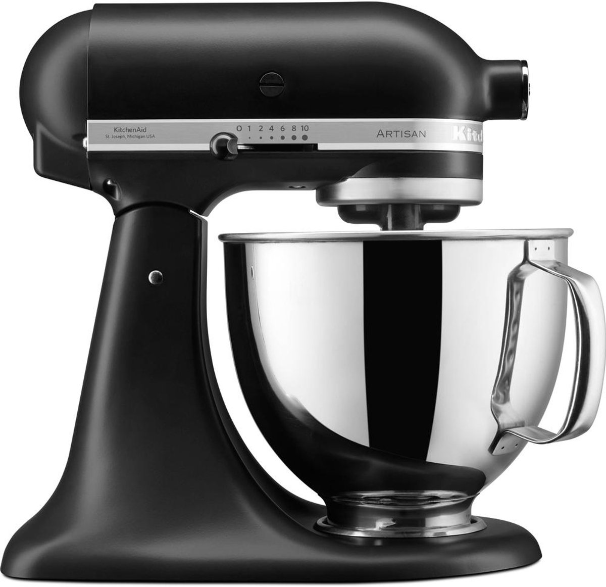 KitchenAid Artisan Mixer 5KSM125EBM Mat Zwart
