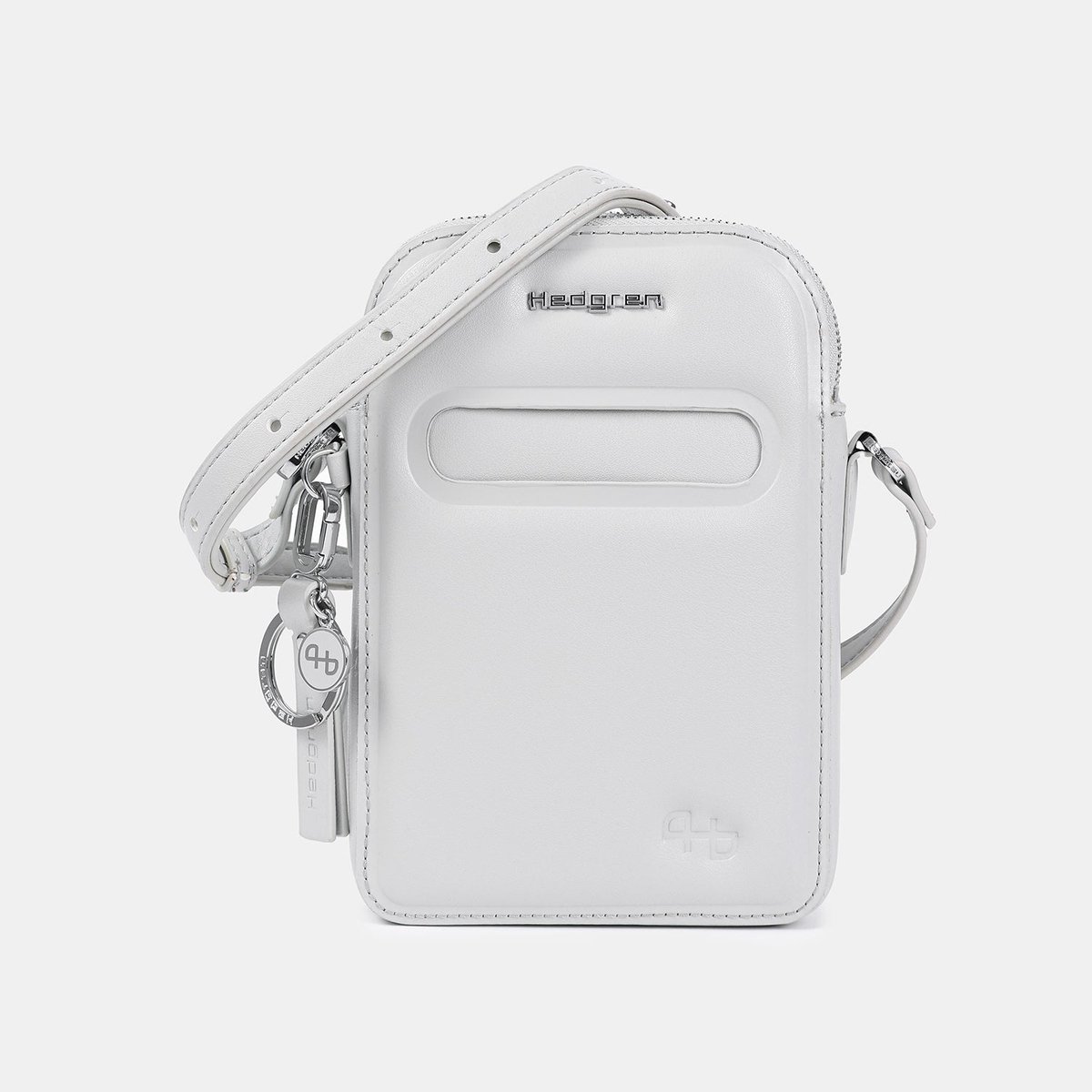 Hedgren CORTADO+ Telefoontasje Crossbody met RFID-bescherming – Waterafstotend – Gerecycled materiaal - Vaporous Grey