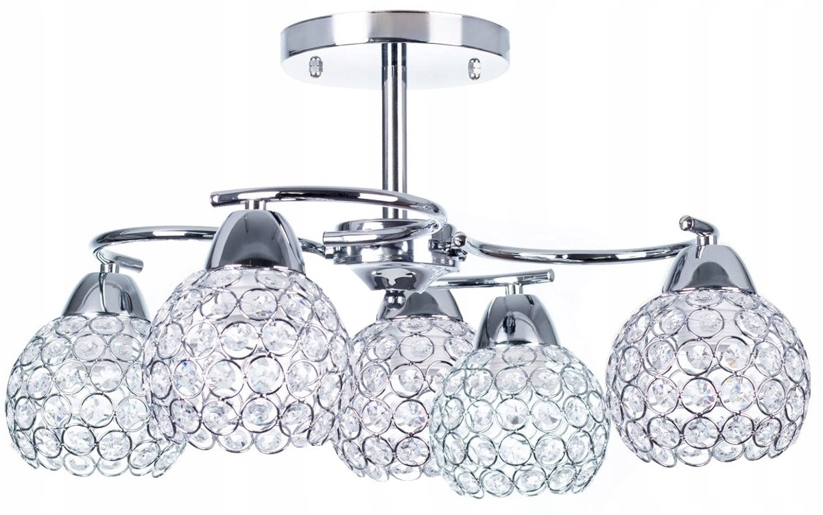 Moderne plafondlamp Kroonluchter Kristal Chroom LED