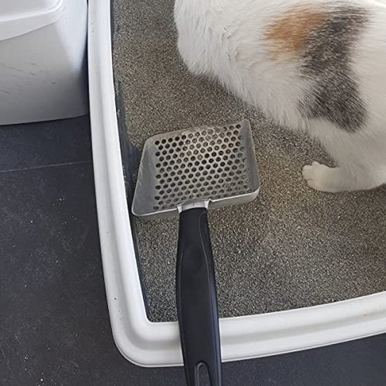 Kattenstrooisel schep met ingebouwde vuilniszak |Efficiënt handig