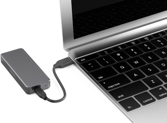 Digitus DA-71157 M.2 SSD-behuizing USB-C 3.2 Gen 2x2 20 GBit/s M.2 PCIe NVMe 2230, 2242, 2260, 2280 DA-71157 van Digitus — afbeelding 2