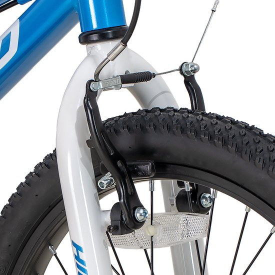 Hiland Climber Tiener Forensen Stadsfiets - 20 inch - Single Speed ​​- V-Brake - Blauw - Geschikt voor buitenactiviteiten in de lente van Hiland — afbeelding 5