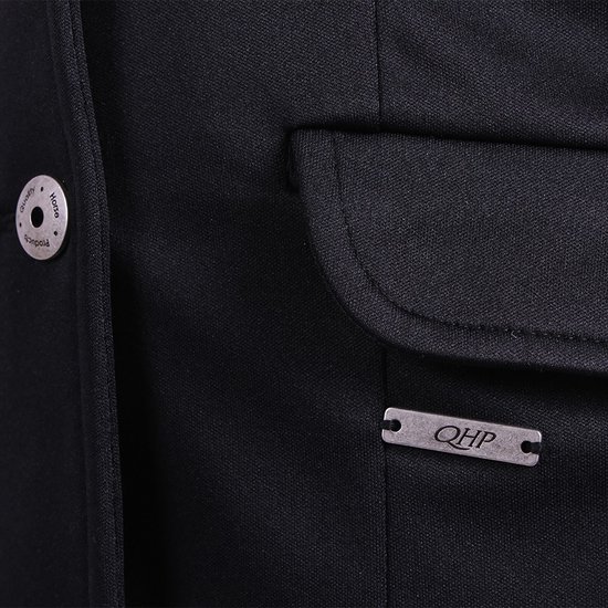 Veste de compétition QHP Softshel Robin Junior noir 164