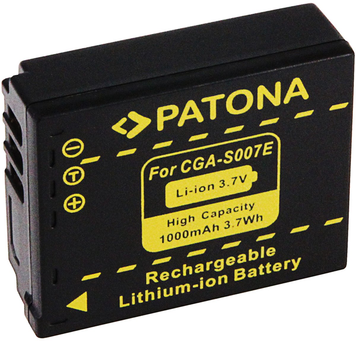 Battery f. PANASONIC CGA-S007 S007 DMC-TZ5 TZ4 TZ3 TZ2 TZ1