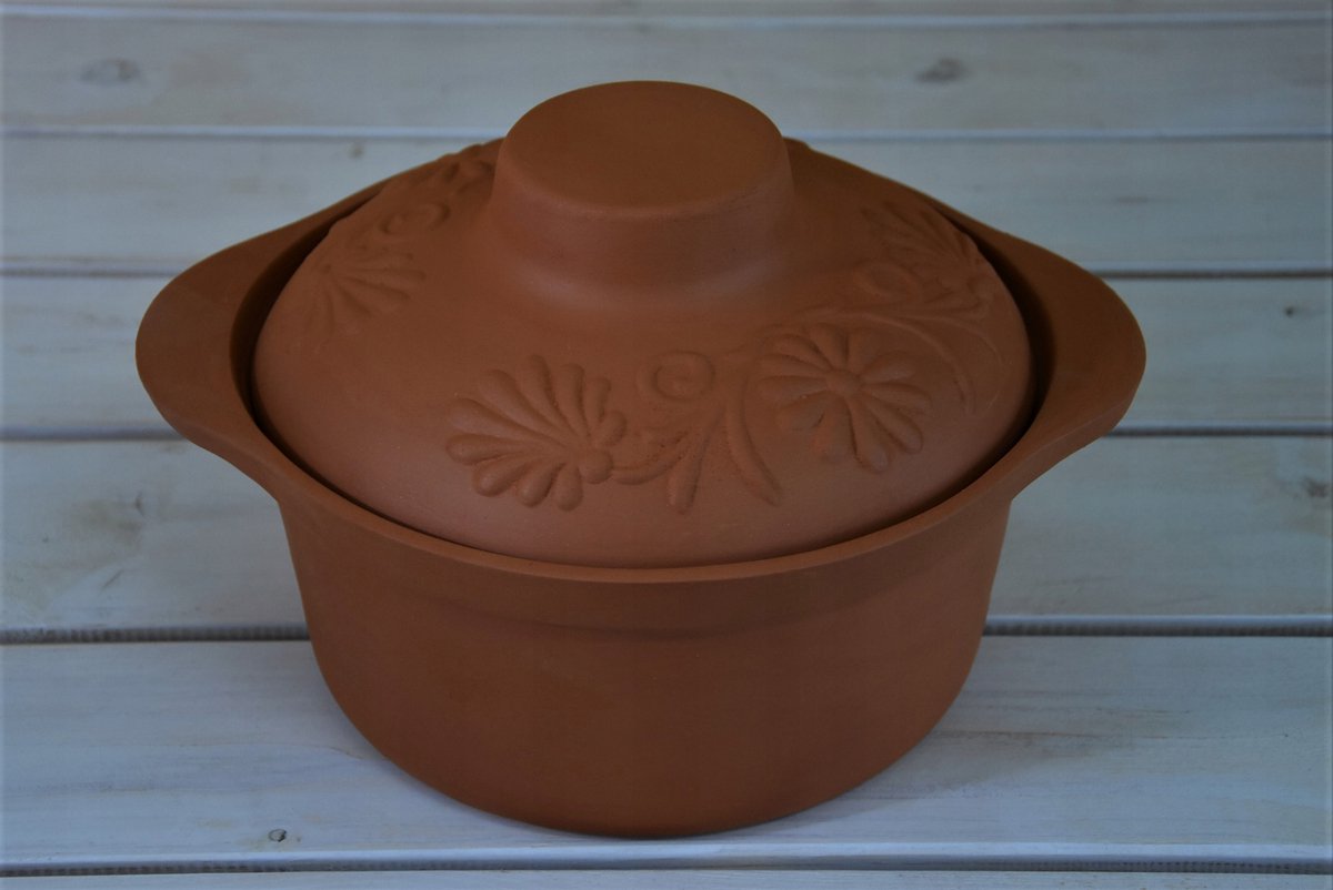 Ovale Romeinse pot 4L - Handgemaakt in de EU