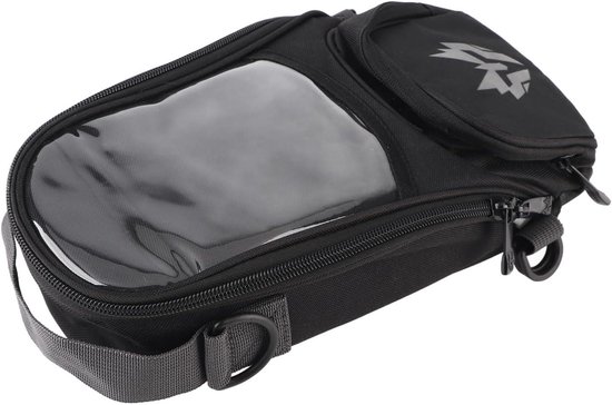 TTGoods - Waterdichte Tanktas voor Motorfietsen - Brandstoftas van 4,5 Liter - Magnetische Bevestiging - Telefoontas - Grijs